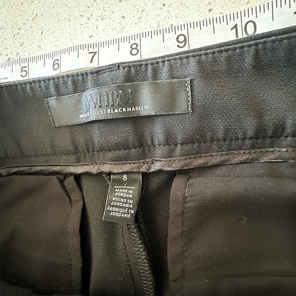 White House Black Market Ines boot leg Black Pants 8 - Picture 3 of 9